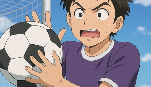 サッカーで基本的に使ってはいけない体の部分は？