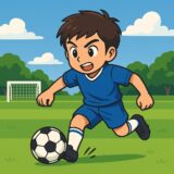 ボールを蹴りながら移動することを何というでしょう？