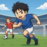 試合中にボールを持っていない状態を何というでしょう？