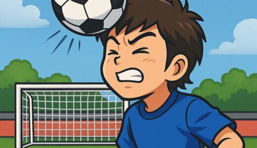 ボールを頭ではじくことを何というでしょう？