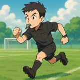サッカーの試合で審判が走る総距離数は？